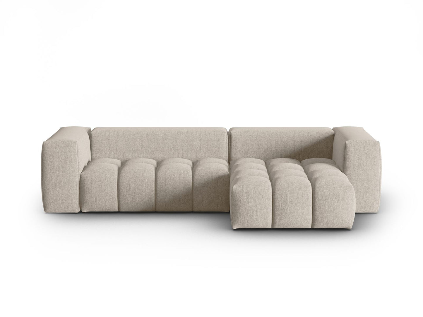 Verona Modular Corner Sofa, 3 Seats, 260x145 cm — Sand / Right