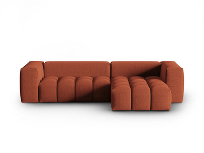 Verona Modular Corner Sofa, 3 Seats, 260x145 cm — Coral / Right