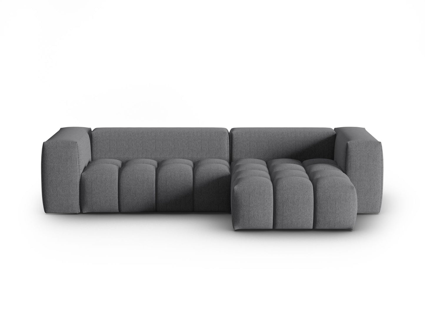 Verona Modular Corner Sofa, 3 Seats, 260x145 cm — Grey / Right