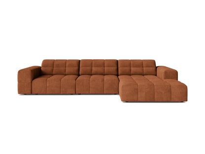 Chicago Corner Sofa, 4 Seats, 294x167 cm — Brick / Right