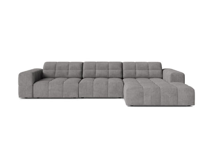 Chicago Corner Sofa, 4 Seats, 294x167 cm — Light Grey / Right