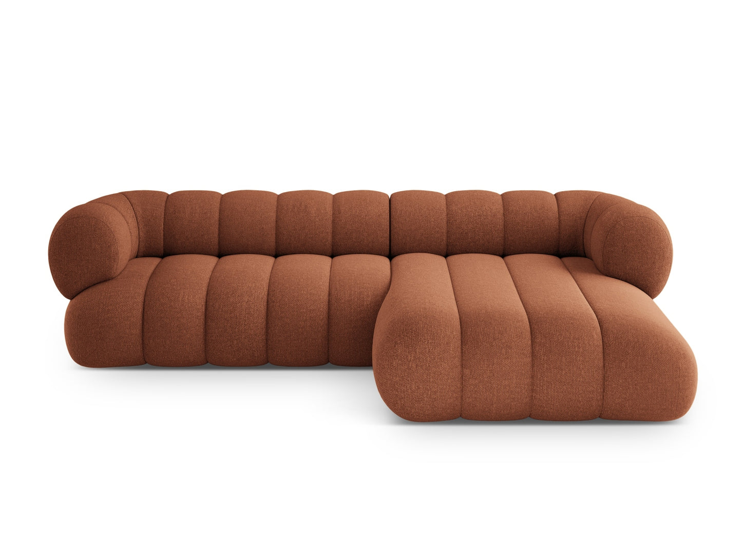 Koge Corner Sofa, 5 Seats, 270x165 cm — Brick / Right