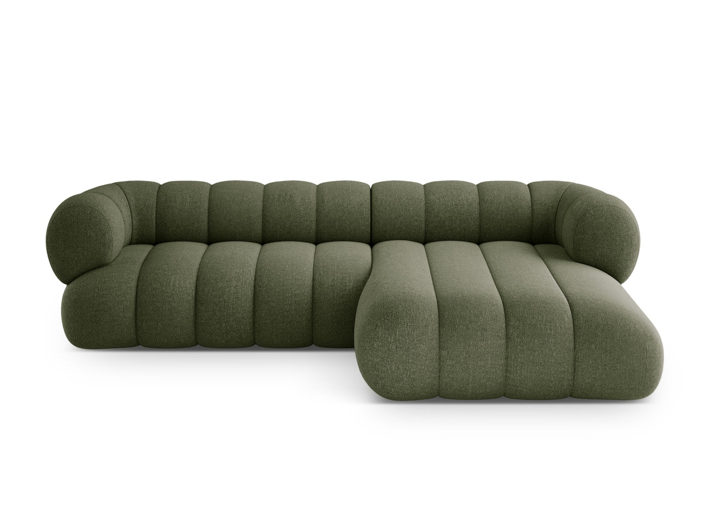 Koge Corner Sofa, 5 Seats, 270x165 cm — Green / Right