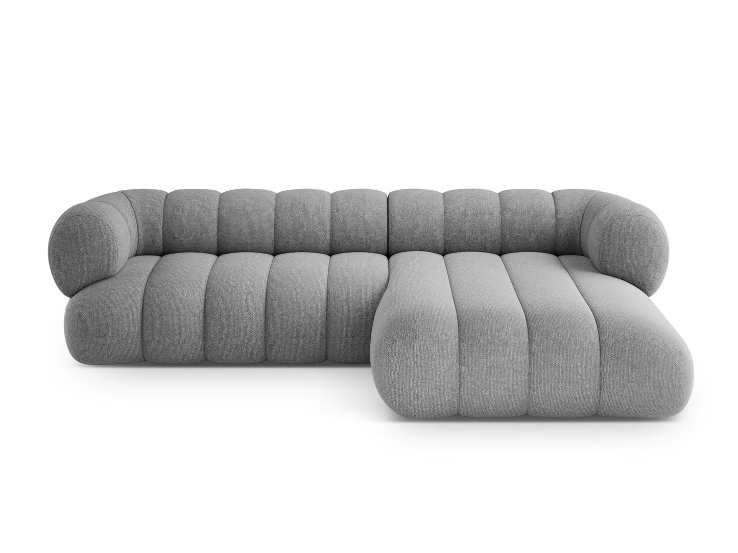 Koge Corner Sofa, 5 Seats, 270x165 cm — Light Grey / Right