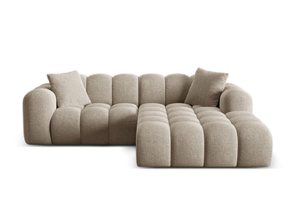 Treno Corner Sofa, 3 Seats, 240x184 cm — Dark Beige / Right