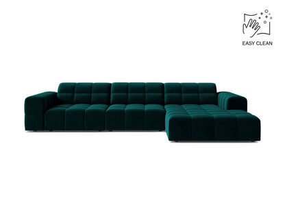 Chicago Corner Sofa, 4 Seats, 294x167 cm — Deep Petrol / Right