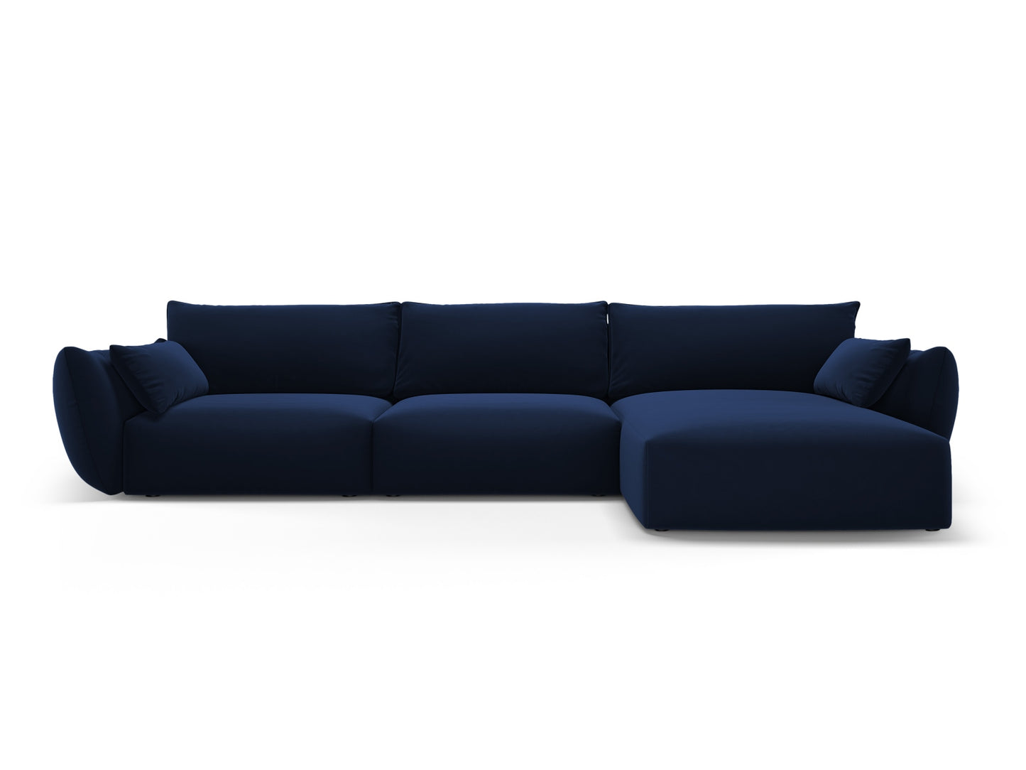 Matera Corner Sofa, 4 Seats, 308x171 cm — Royal Blue / Right