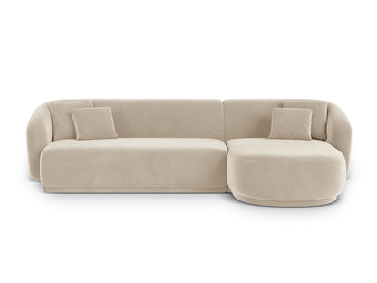 Gomera Corner Sofa, 4 Seats, 260x155 cm — Beige / Right