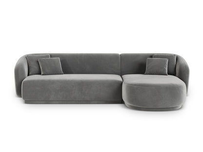 Gomera Corner Sofa, 4 Seats, 260x155 cm — Grey / Right