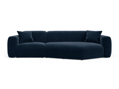 Strino Modular Corner Sofa, 3 Seats, 308x136 cm — Royal Blue / Right