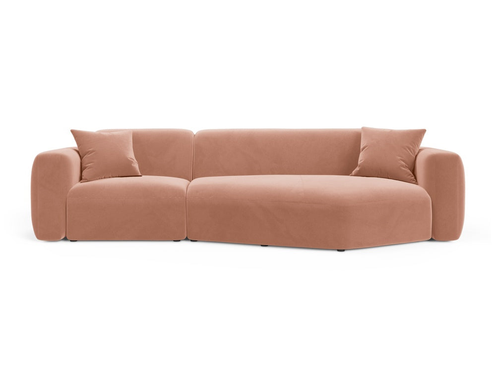 Strino Modular Corner Sofa, 3 Seats, 308x136 cm — Pink / Right