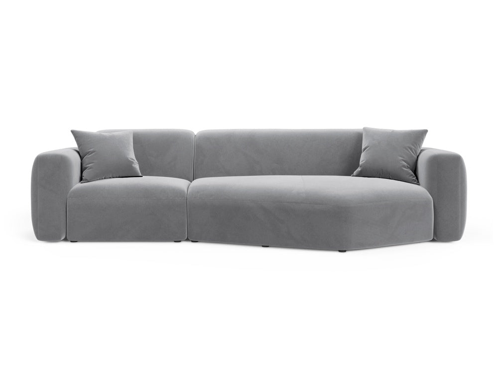 Strino Modular Corner Sofa, 3 Seats, 308x136 cm — Grey / Right