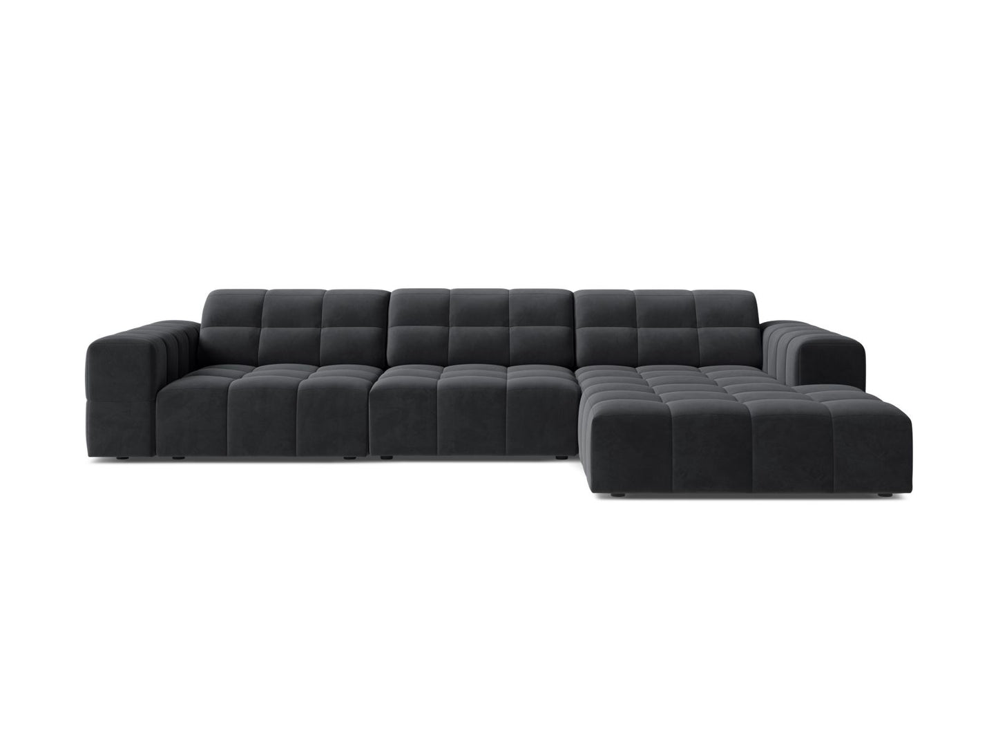 Chicago Corner Sofa, 4 Seats, 294x167 cm — Grey / Right