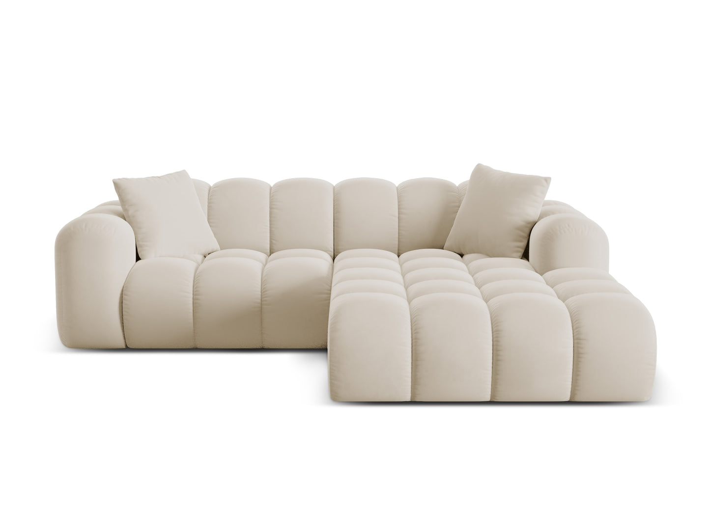 Treno Corner Sofa, 3 Seats, 240x184 cm — Dark Beige / Right