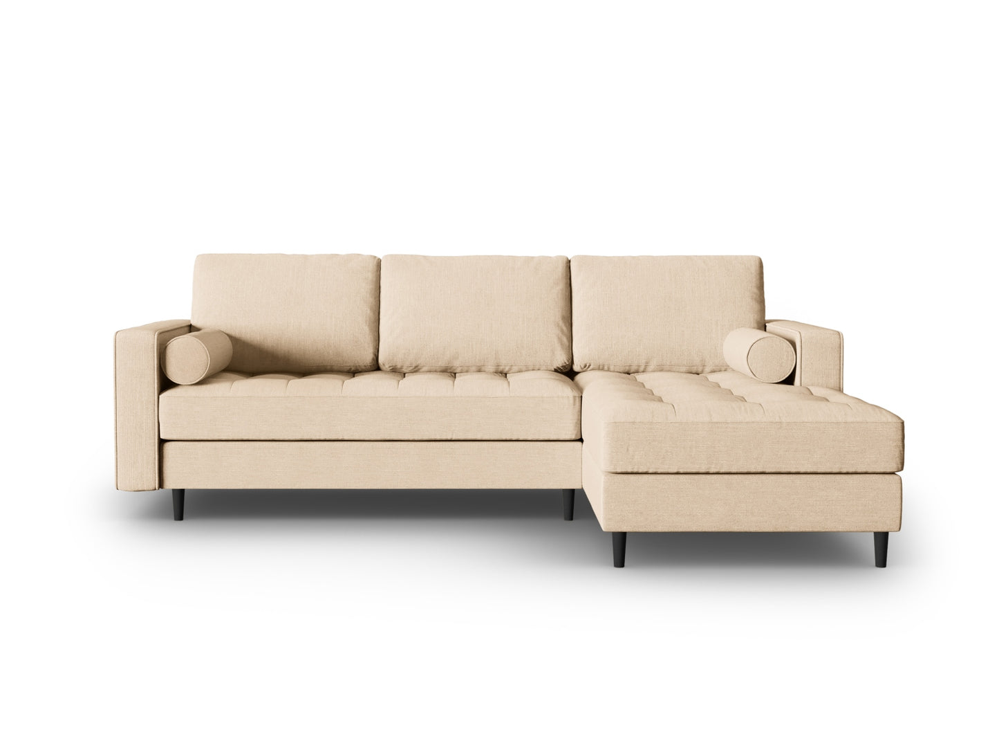 Aspen Corner Sofa, 4 Seats, 236x170 cm — Beige / Right