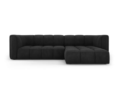 Moritz Modular Corner Sofa — Black / Right
