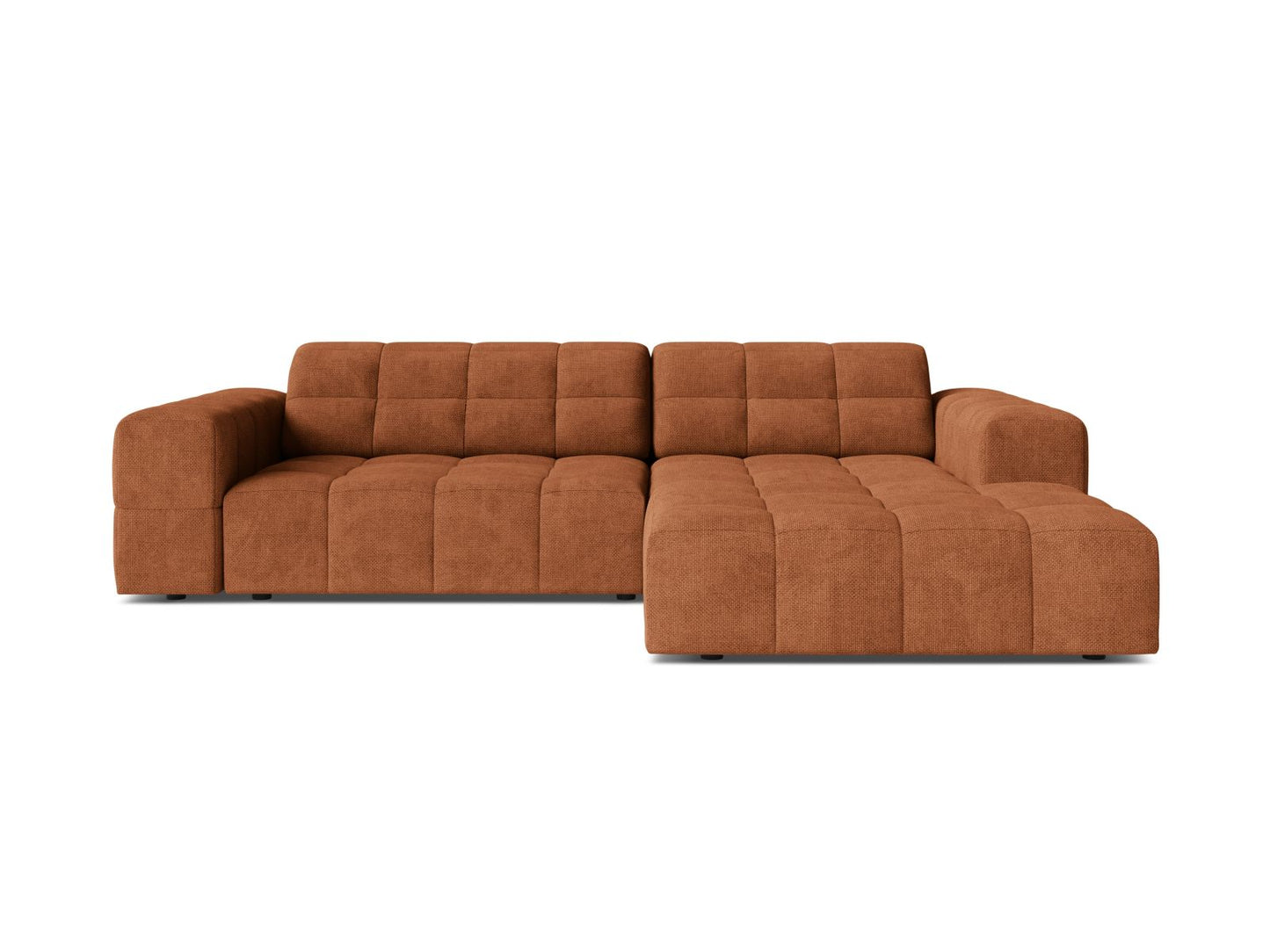 Chicago Corner Sofa, 3 Seats, 234x167 cm — Brick / Right