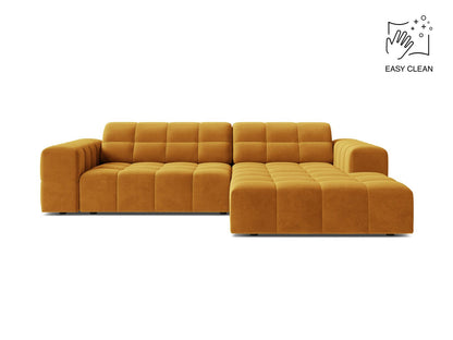 Chicago Corner Sofa, 3 Seats, 234x167 cm — Yellow / Right