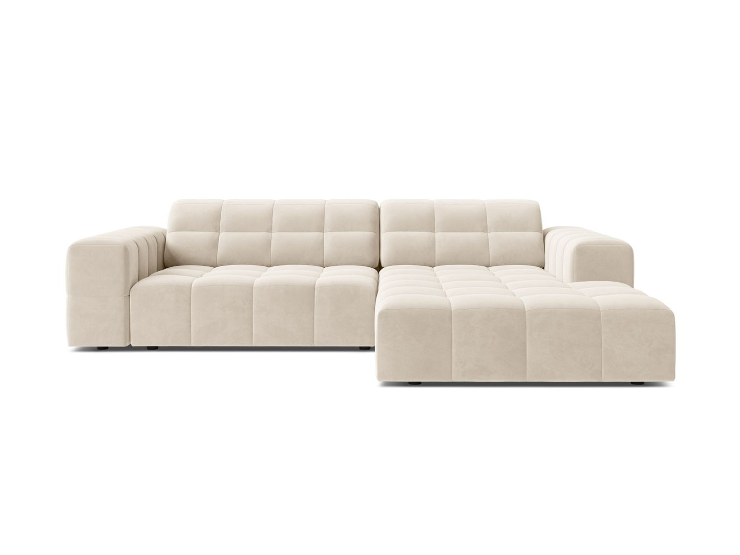 Chicago Corner Sofa, 3 Seats, 234x167 cm — Light Beige / Right