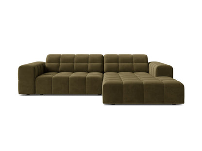 Chicago Corner Sofa, 3 Seats, 234x167 cm — Green / Right