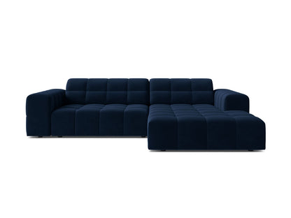 Chicago Corner Sofa, 3 Seats, 234x167 cm — Royal Blue / Right