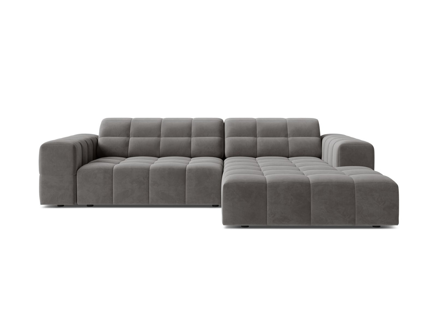 Chicago Corner Sofa, 3 Seats, 234x167 cm — Light Grey / Right