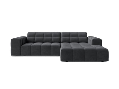Chicago Corner Sofa, 3 Seats, 234x167 cm — Grey / Right