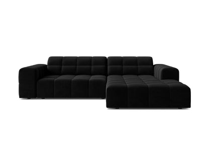 Chicago Corner Sofa, 3 Seats, 234x167 cm — Black / Right