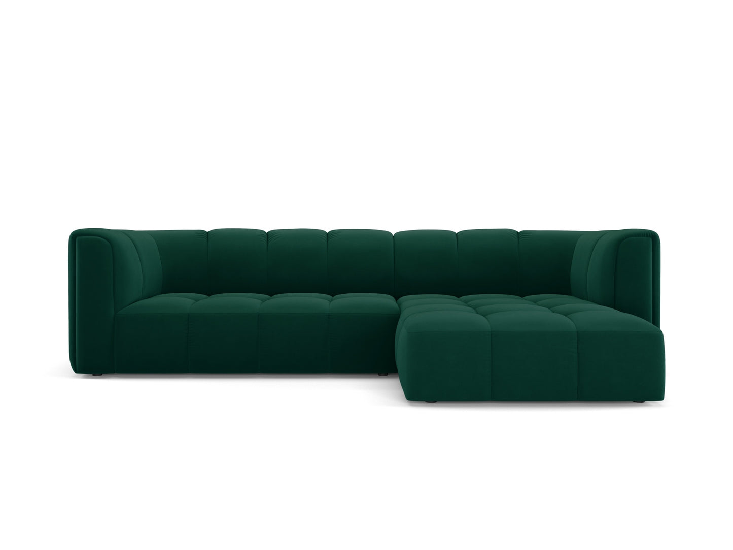 Moritz Modular Corner Sofa — Bottle Green / Right