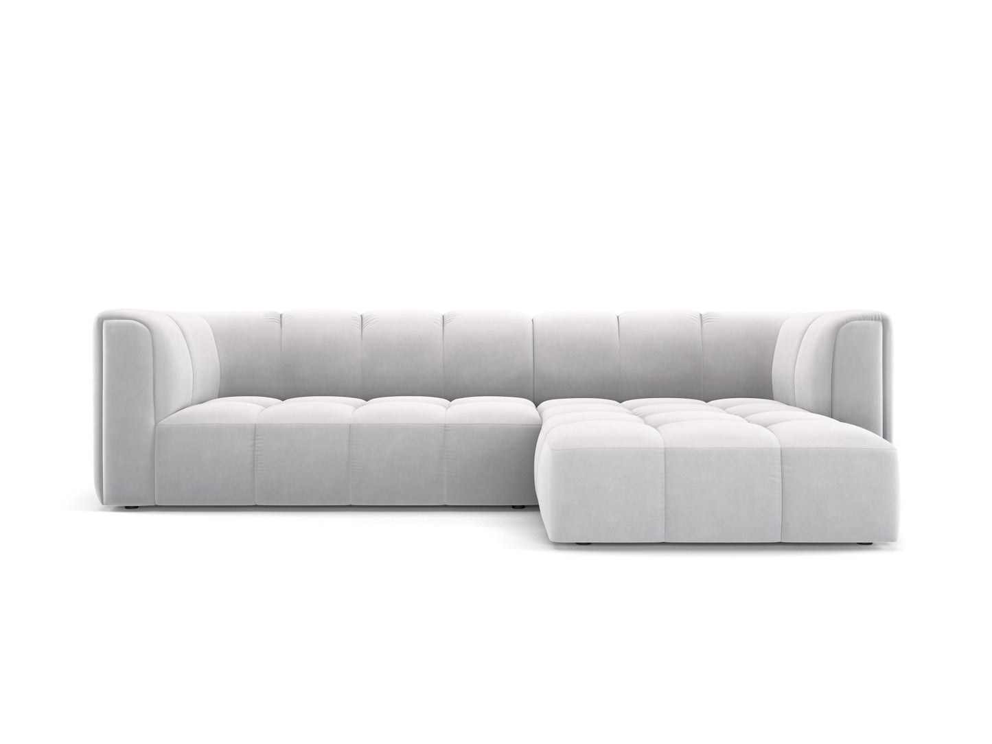 Moritz Modular Corner Sofa — Silver / Right