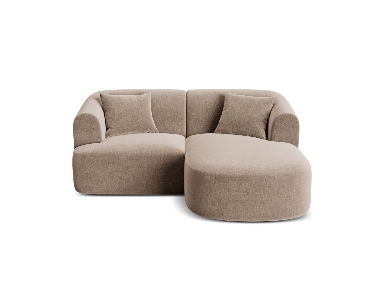 Campi Modular Corner Sofa — Dark Beige / Right