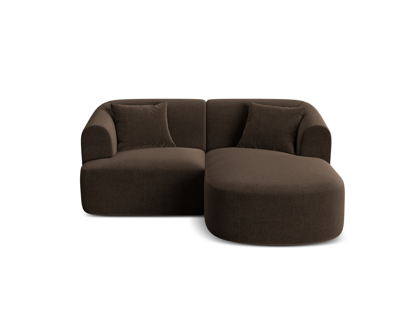 Campi Modular Corner Sofa — Chocolate / Right
