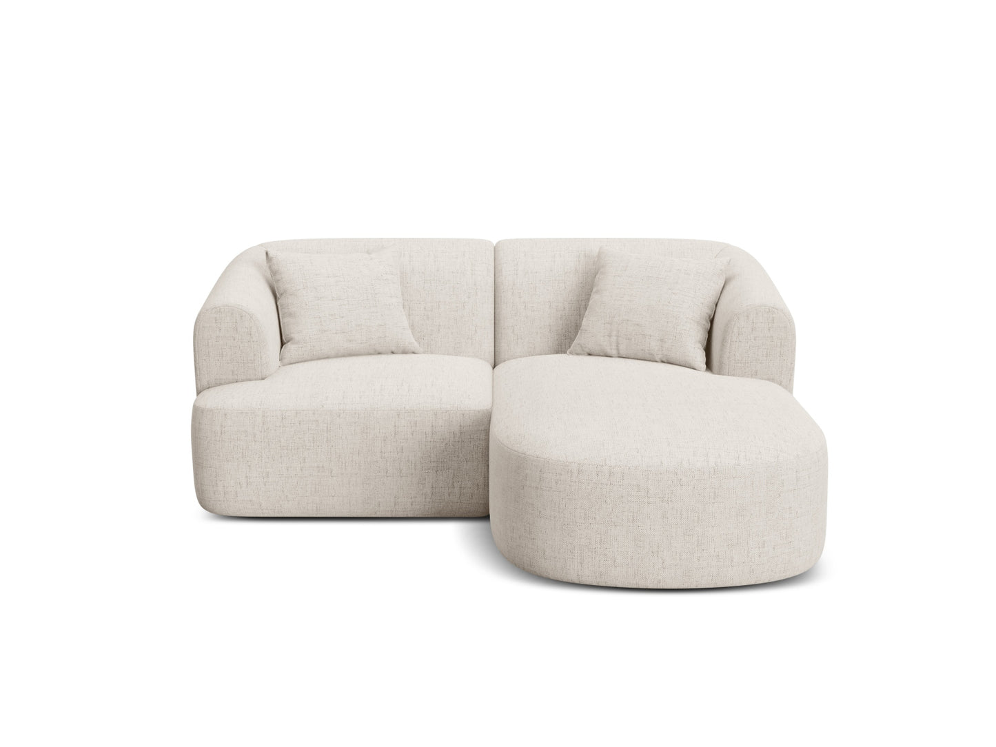 Campi Modular Corner Sofa — Light Beige / Right