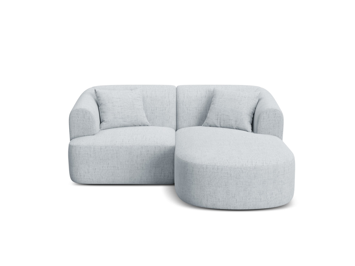 Campi Modular Corner Sofa — Light Grey / Right