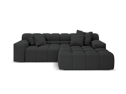 Hawaii Corner Sofa, 2 Seats, 240x160 cm — Anthracite / Right