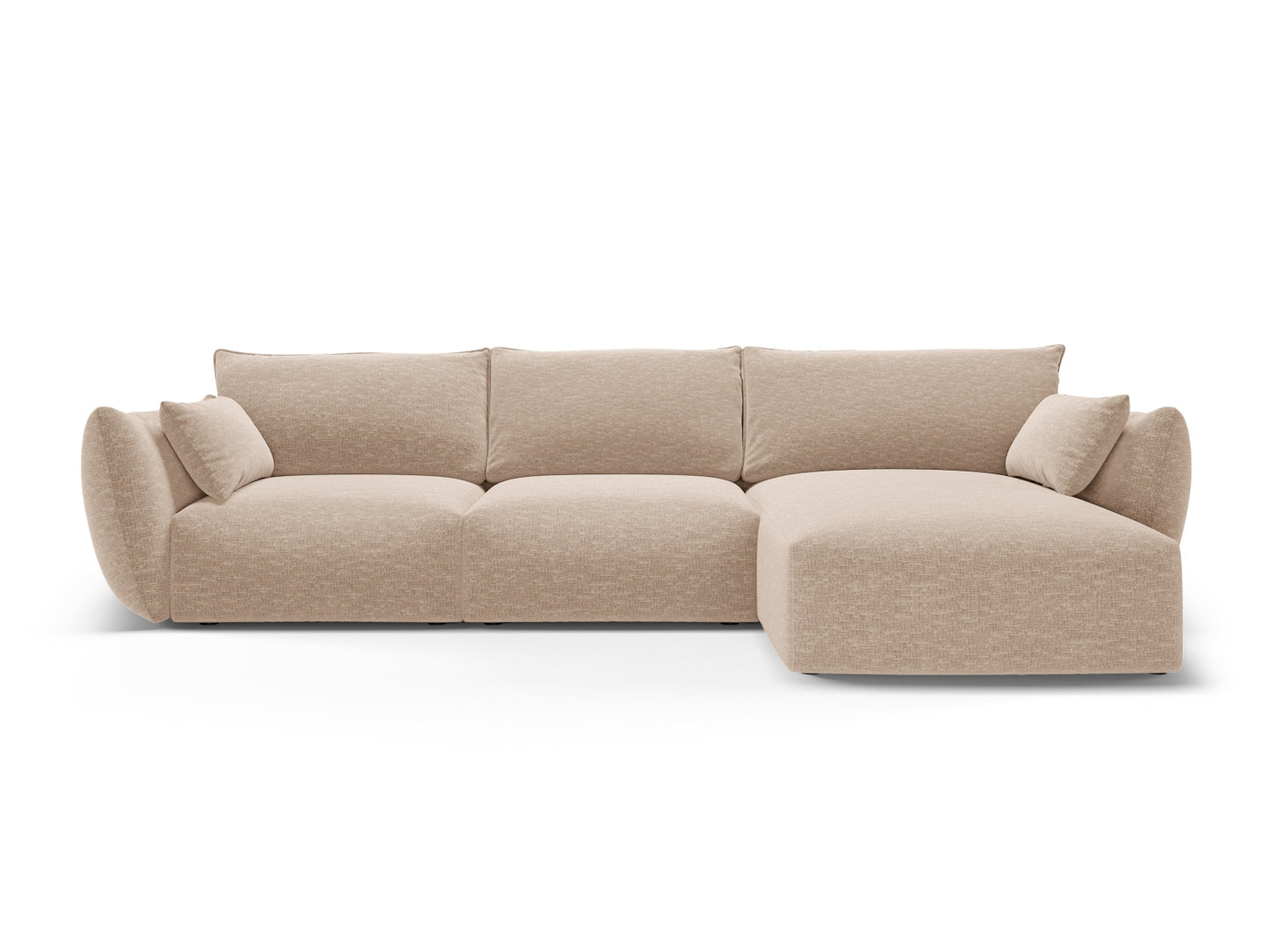 Matera Corner Sofa, 5 Seats, 280x171 cm — Beige / Right