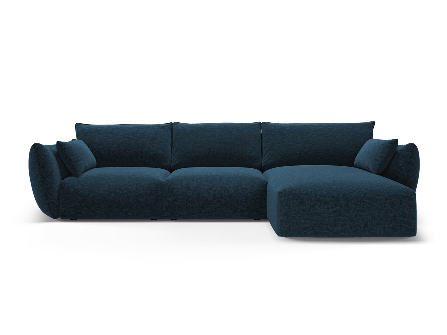Matera Corner Sofa, 5 Seats, 280x171 cm — Royal Blue / Right