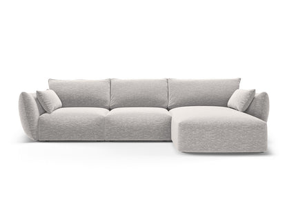 Matera Corner Sofa, 5 Seats, 280x171 cm — Light Grey / Right