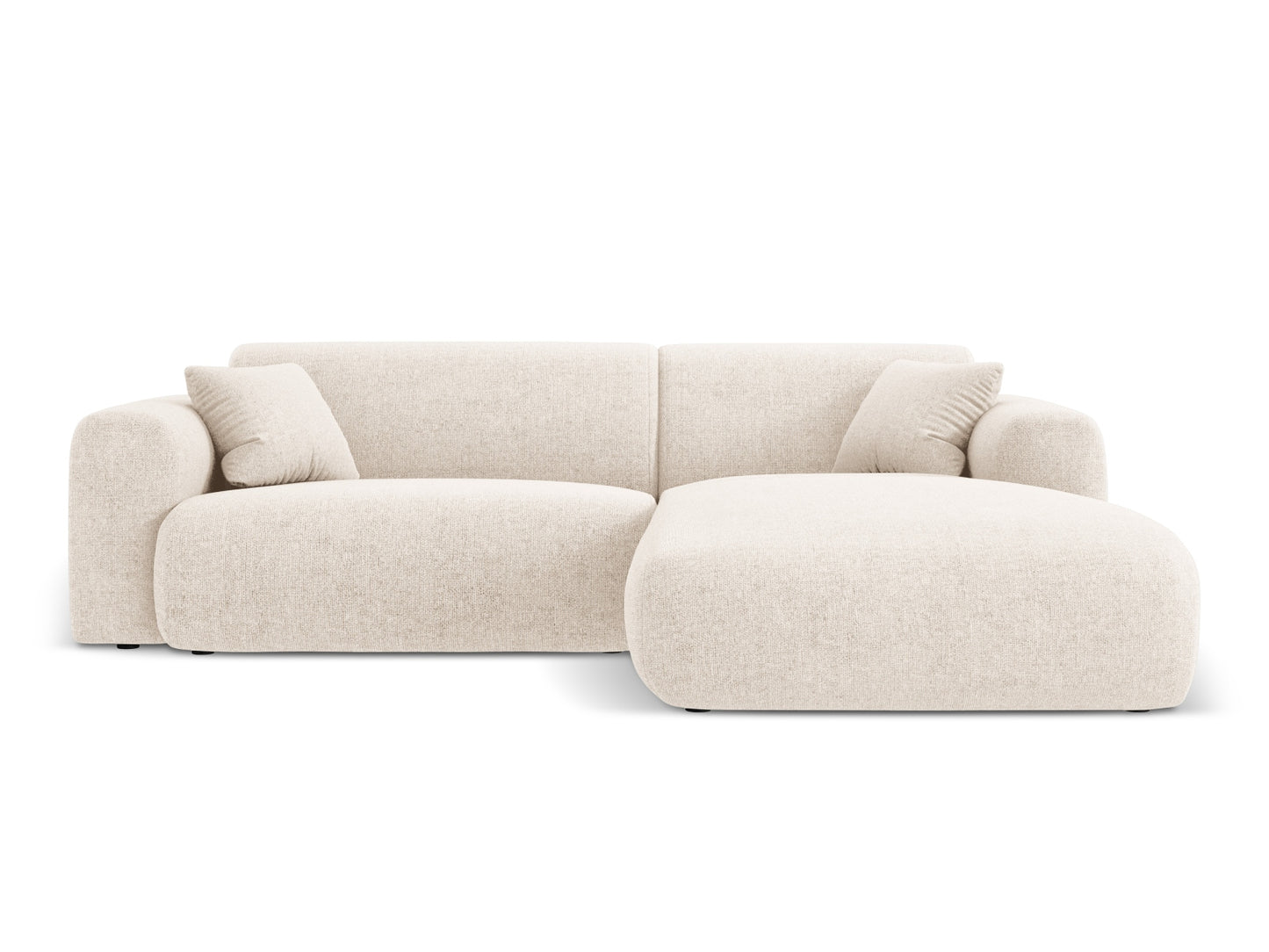 Nolio Corner Sofa, 4 Seats, 235x170 cm — Light Beige / Right