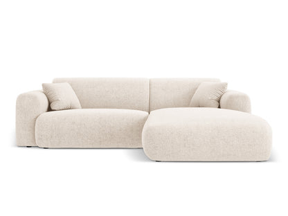 Nolio Corner Sofa, 4 Seats, 235x170 cm — Light Beige / Right