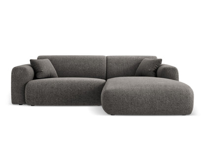Nolio Corner Sofa, 4 Seats, 235x170 cm — Grey / Right