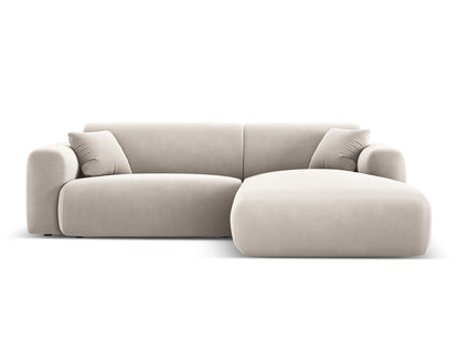 Nolio Corner Sofa, 4 Seats, 235x170 cm — Light Beige / Right