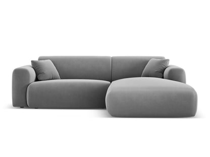 Nolio Corner Sofa, 4 Seats, 235x170 cm — Light Grey / Right
