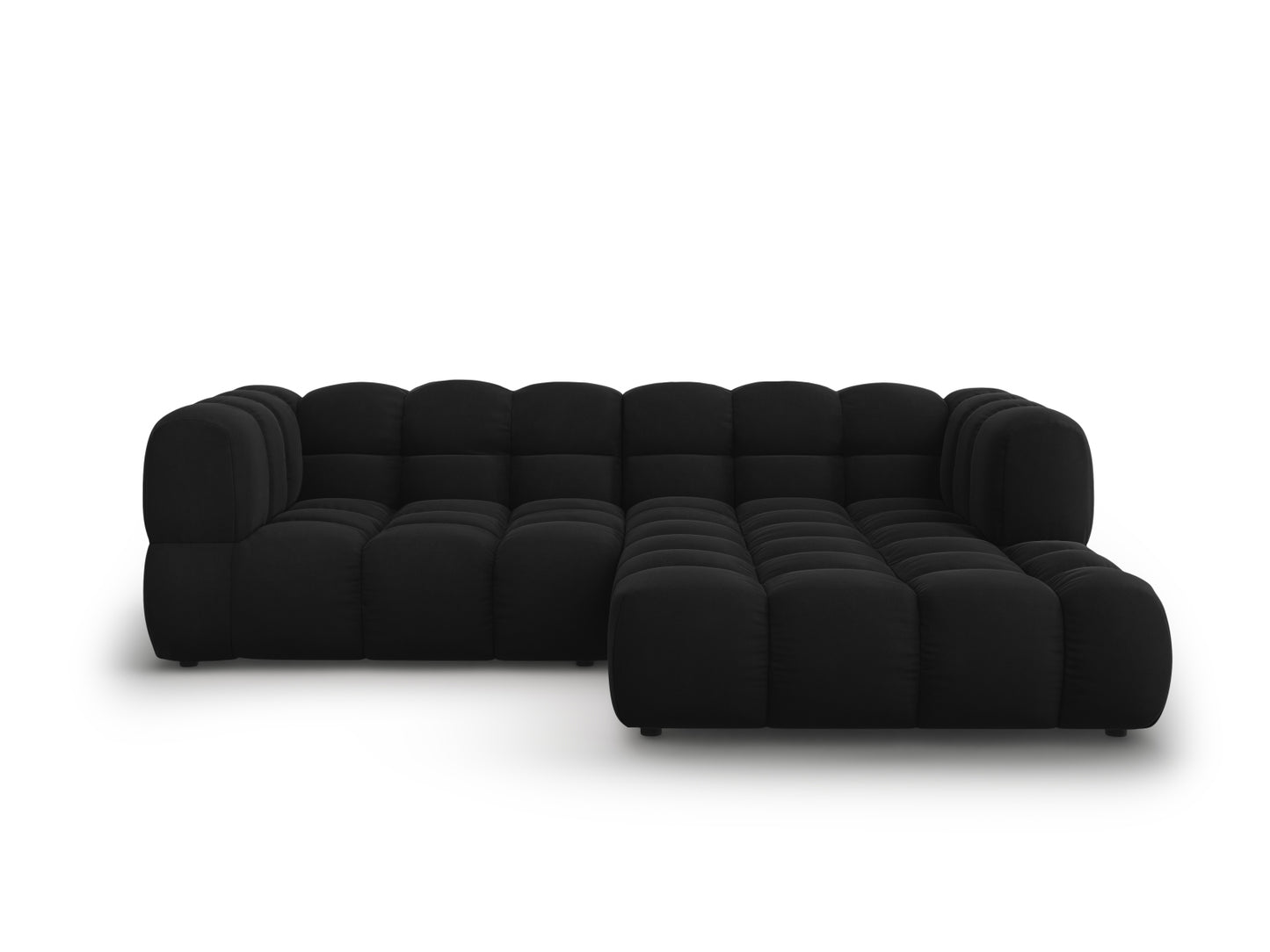 Sky Modular Corner Sofa — Black / Right