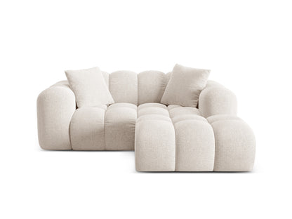 Treno Corner Sofa, 2 Seats, 180x164 cm — Light Beige / Right