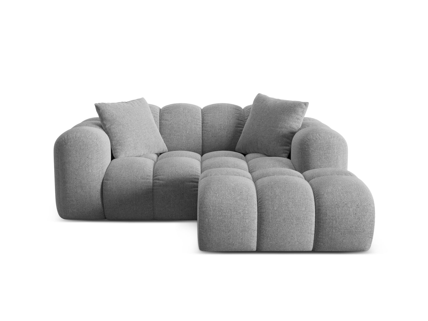 Treno Corner Sofa, 2 Seats, 180x164 cm — Light Grey / Right