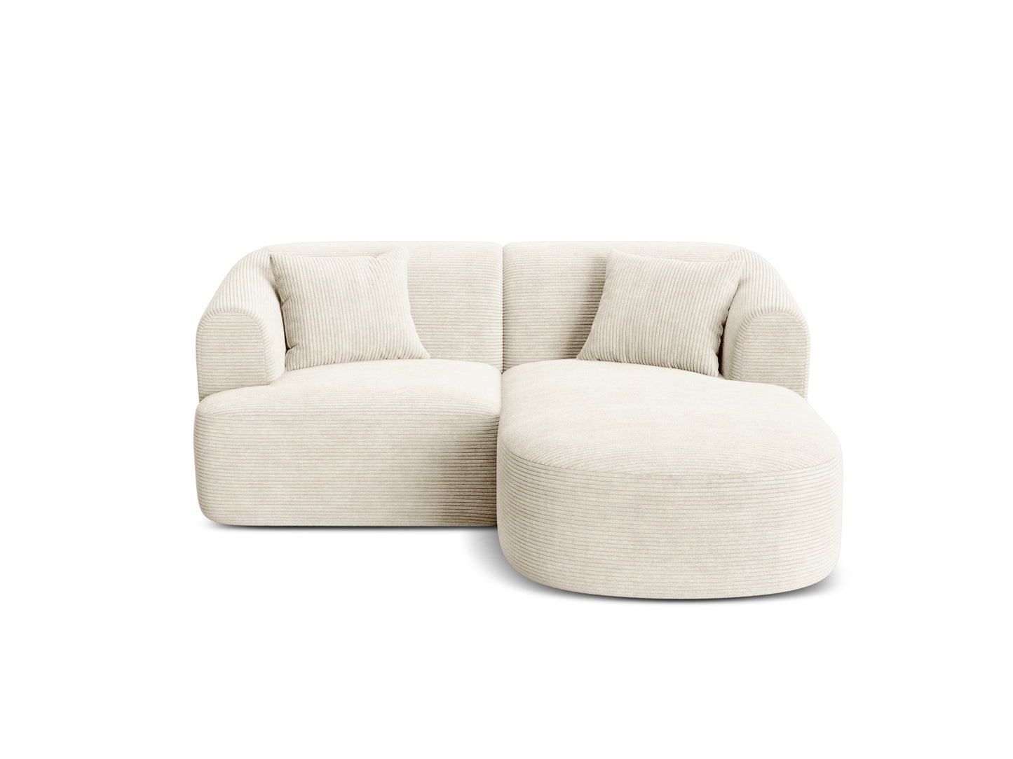 Campi Modular Corner Sofa — Ivory / Right