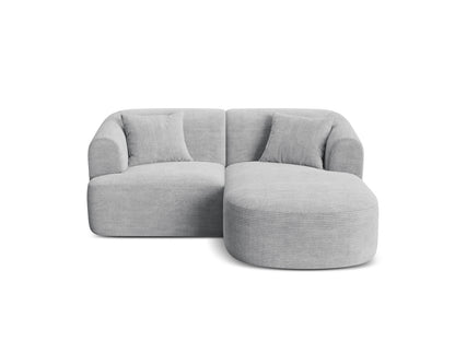 Campi Modular Corner Sofa — Silver / Right