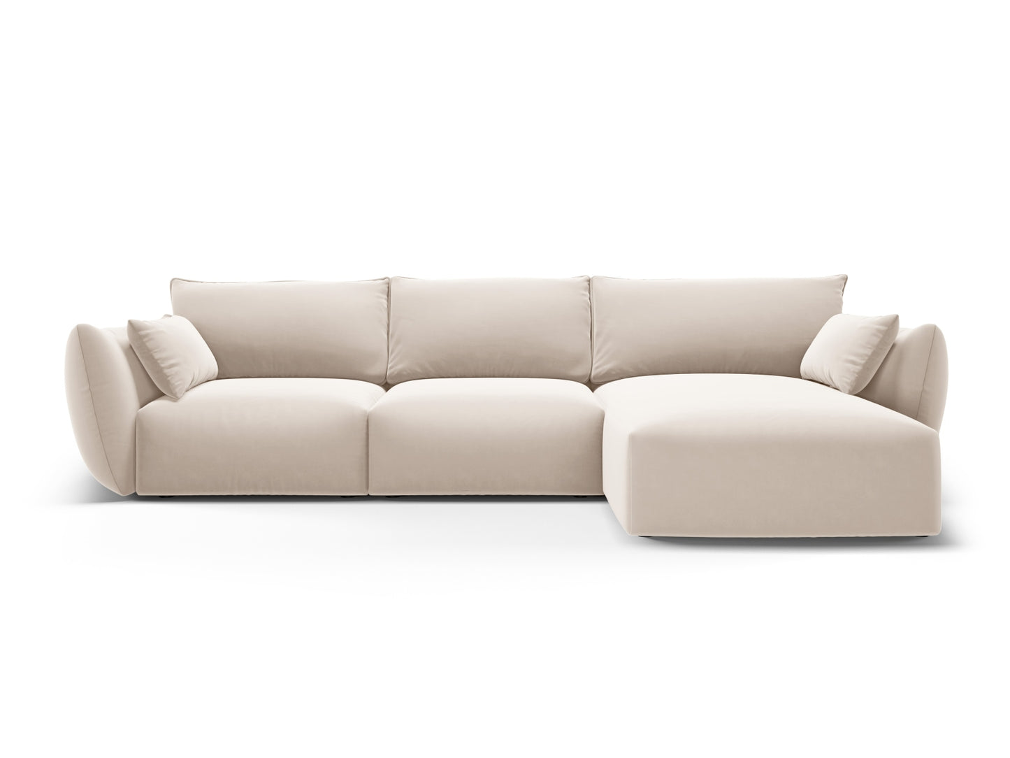 Matera Corner Sofa, 5 Seats, 280x171 cm — Beige / Right