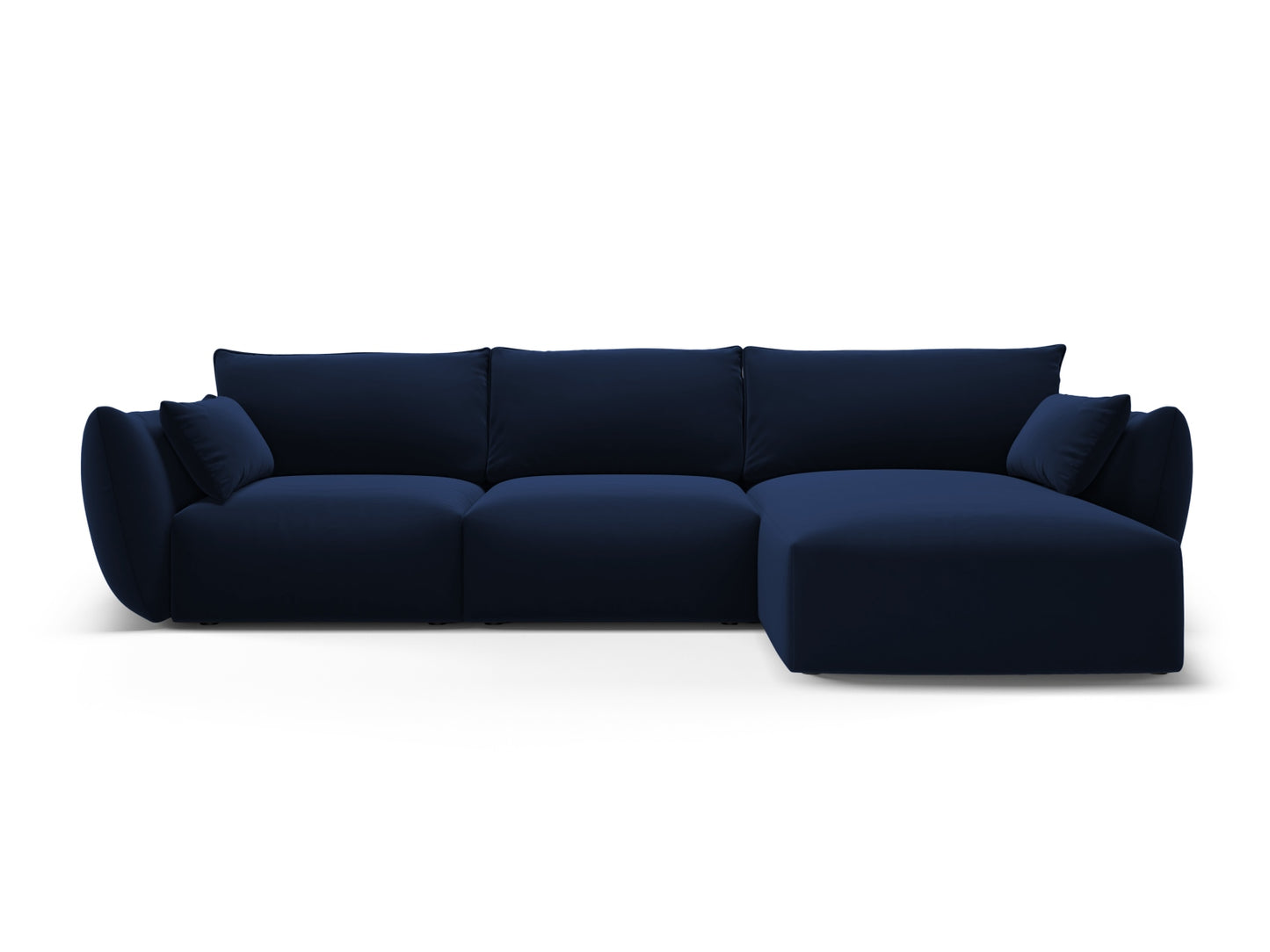 Matera Corner Sofa, 5 Seats, 280x171 cm — Royal Blue / Right